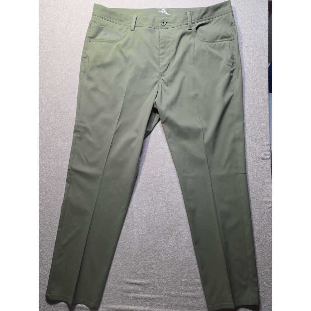 Tommy Bahama IslandZone Performance Pants Mens 38x30 Olive Green 5 Pocket Golf